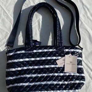 Oliver Thomas Kitchen Sink Tote Nauticl Stripe NWT